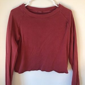 Brandy Melville RARE rose long sleeve top